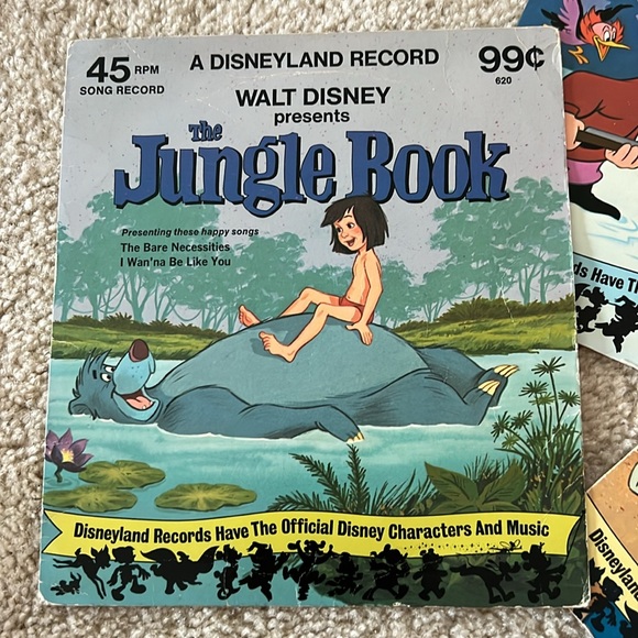 Walt Disney: The Jungle Boom, Peter and the Wolf, Farmer in the Dell Records - Picture 2 of 10